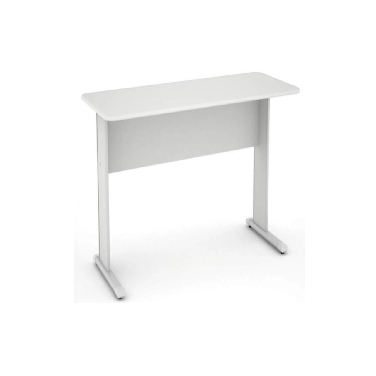 Mesa Escritório 0,90x0,60m - S/ Gavetas CINZA/CINZA - 43080