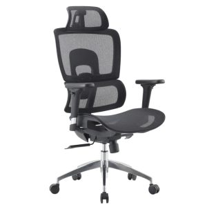 Cadeira de Escritório Presidente Tela ÉVORA - Cor Preto - 30065
