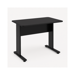 Mesa Escritório 0,80x0,60m - JOB - PRETO/PRETO - 43088