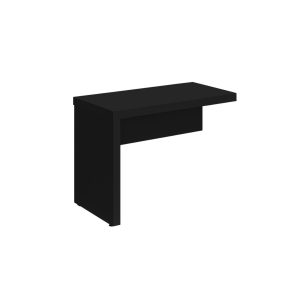 Mesa escritório Auxiliar 0,90x0,45 - PRETO/PRETO - 26009
